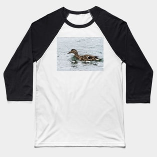 Female Mallard Duck Baseball T-Shirt